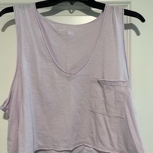 Aerie cropped tank top.